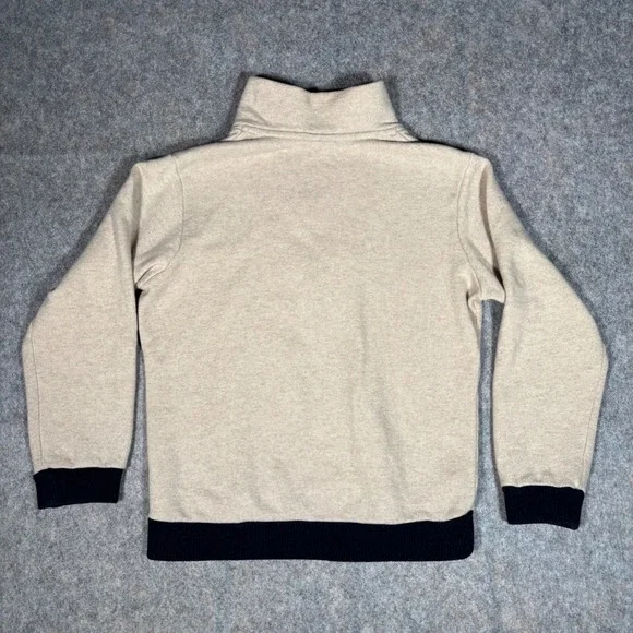 Patagonia Mens M Beige Oatmeal Woolie Fleece Pullover 1/2 Zip Jacket 26905 Gorp - Picture 2 of 10